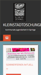 Mobile Screenshot of kleinstadtdschungel.de